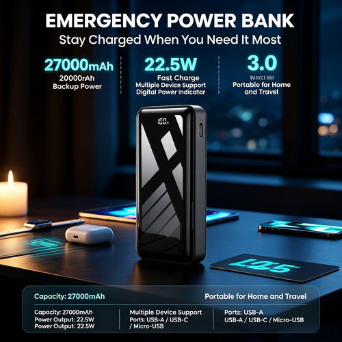 High‑Speed Dual‑Port USB‑A & USB‑C Flash Drive